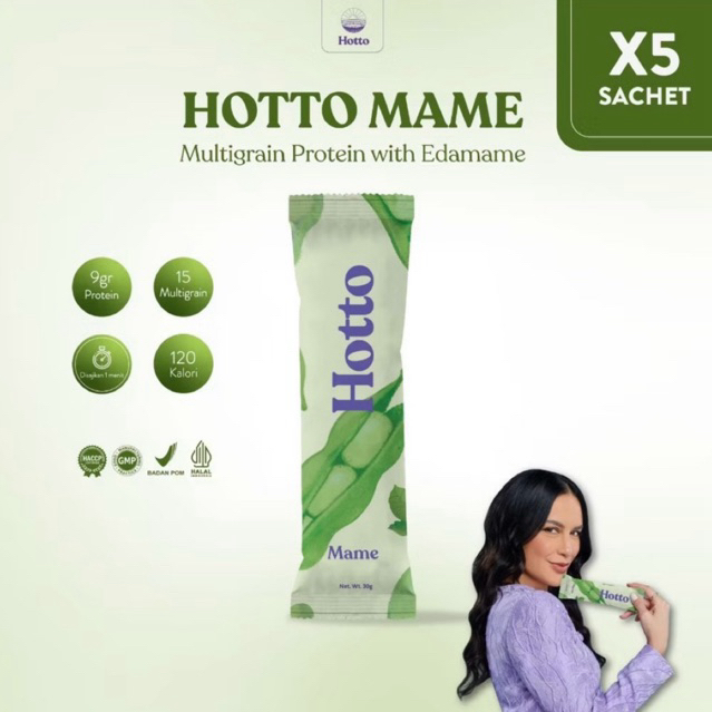 

[5 Sachet] Hotto Mame Protein Multigrain with EDAMAME