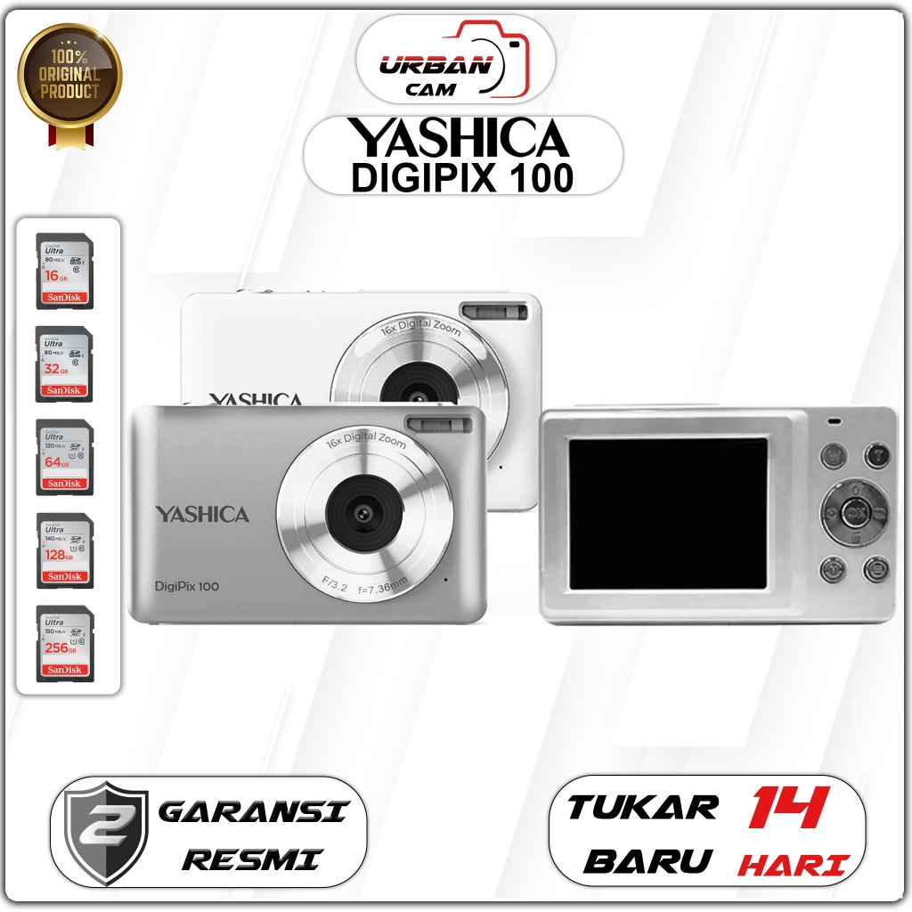 Yashica DigiPix 100 Digital Camera / Yashica DigiPix 100 Compact Digital Pocket Camera