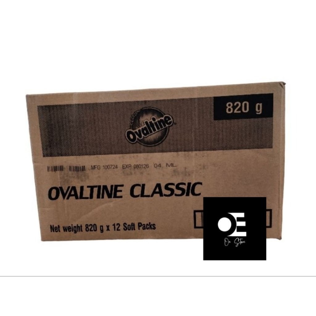 

Ovaltine Classic 1Dus( 820g x 12packs) Ready