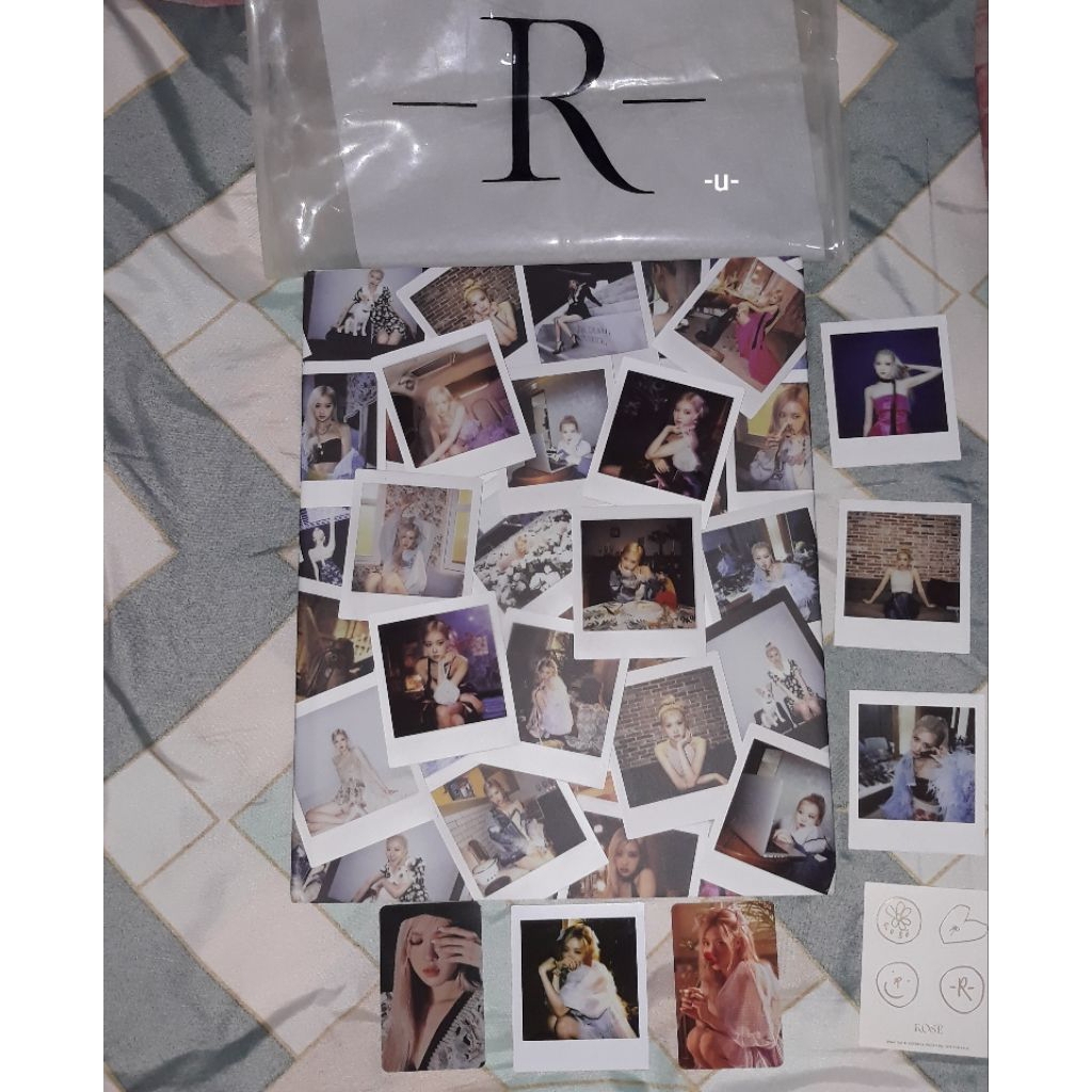 LANGSUNG CO Album Blackpink Photobook Rose -R- fullset clear bag