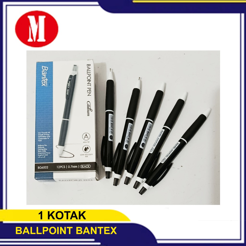 

Bantex Ballpoint Pen BG 6002 / Pena Bantex Kotak