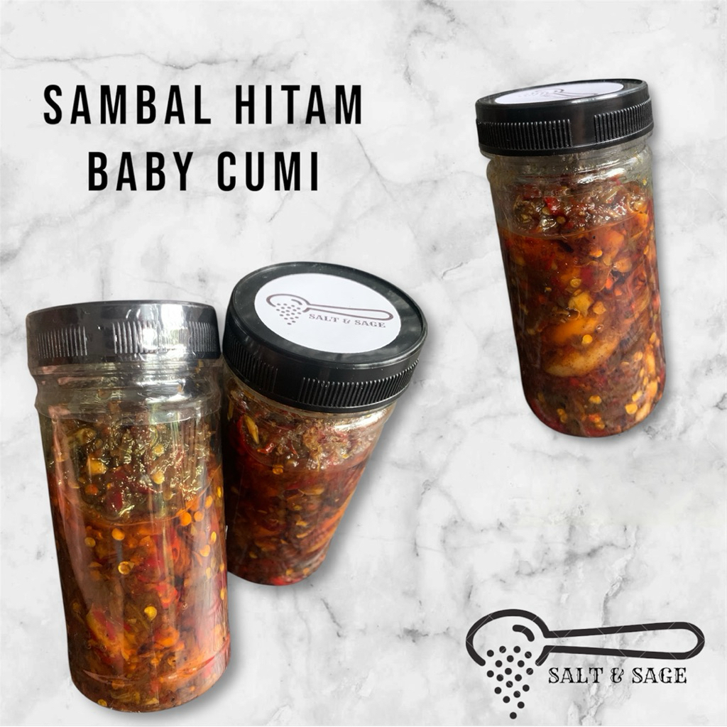 

[TERMURAH] PRE-ORDER SAMBAL HITAM BABY CUMI KEMASAN BOTOL 200gr (DOUBLE SEALED)