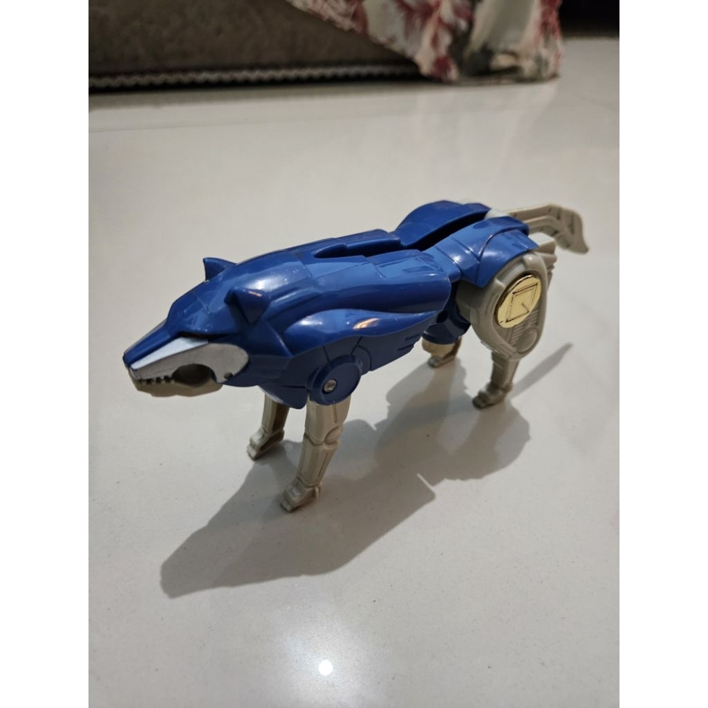 Ninjazord MMPR - Wolf Ninja Zord KW, Serigala KW (Kondisi sesuai foto)