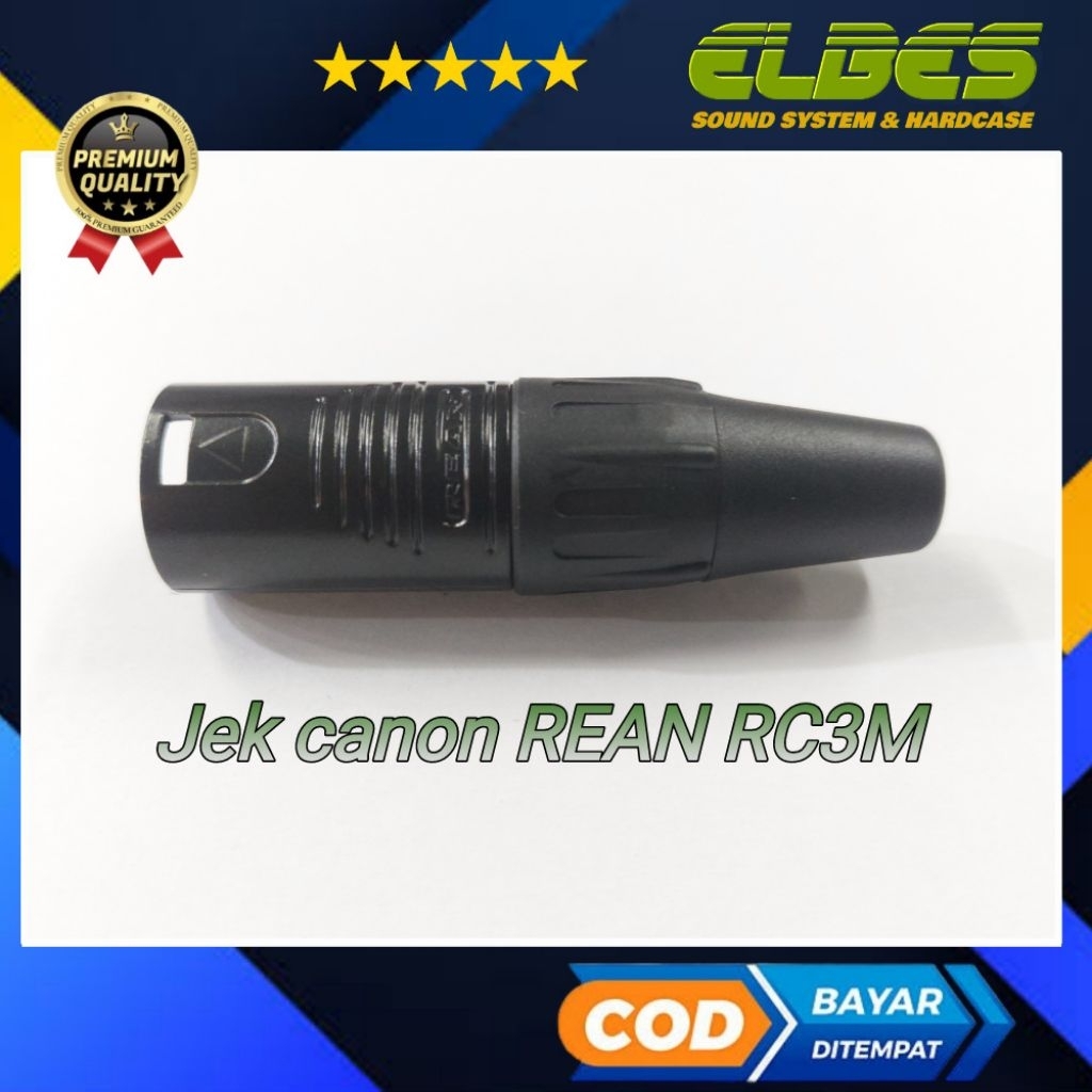 JEK CANON REAN RC3M JEK XLR ORIGINAL BY NEUTRIK