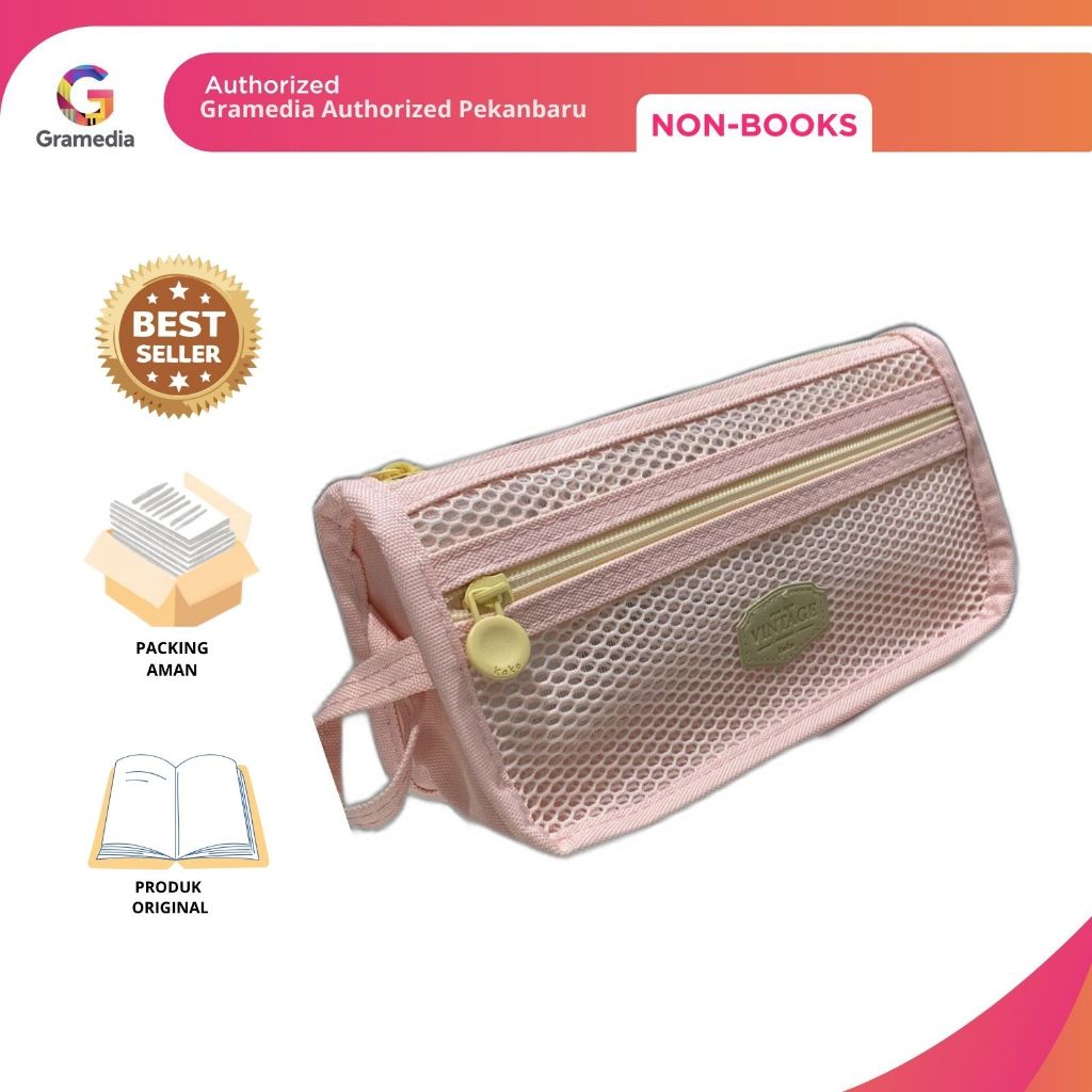 

Gramedia Pekanbaru - KAKO PENCASE LARGE DOUBLE POCKET NET KK-806XFW