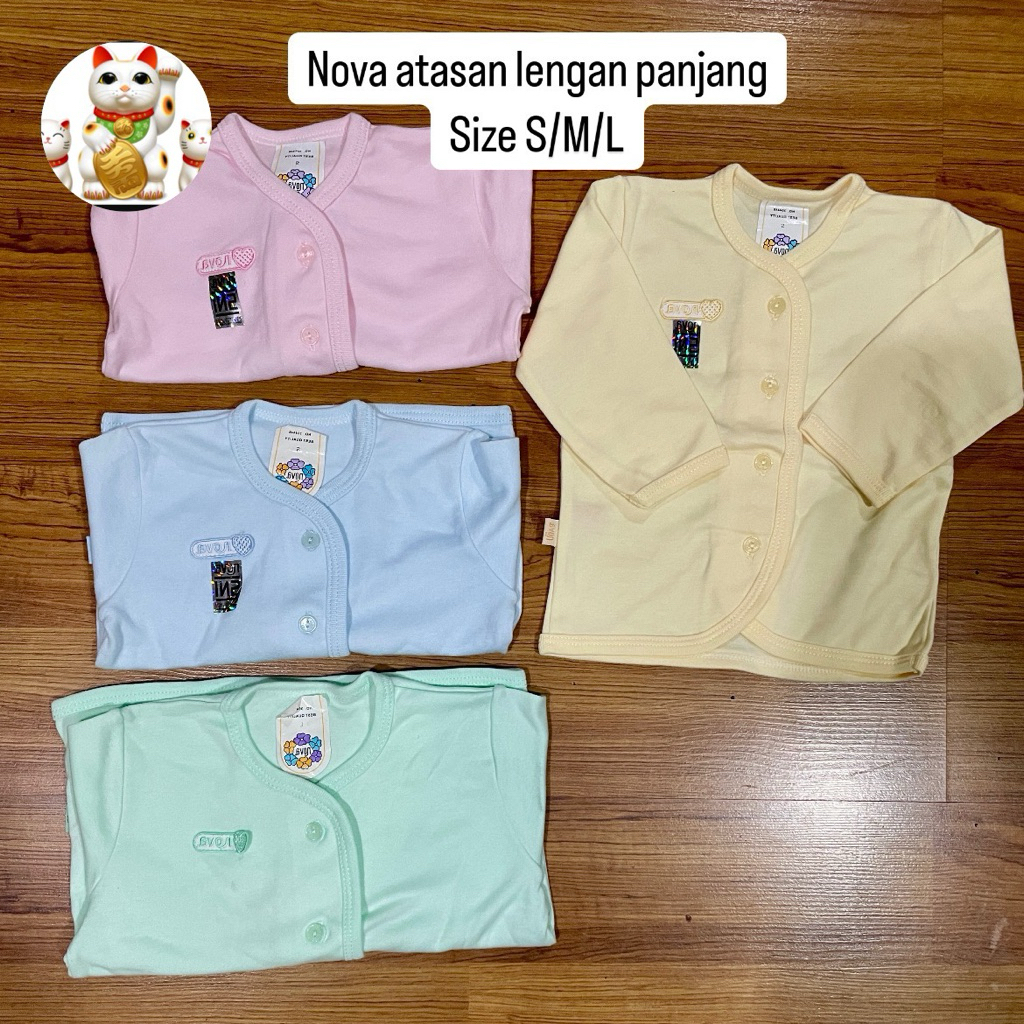NOVA BAJU ATASAN LENGAN PANJANG ANAK BAYI SIZE S/M/L