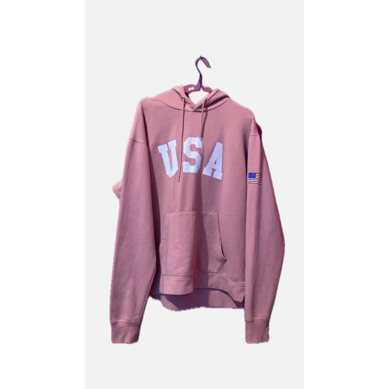PRELOVED hoodie usa pink