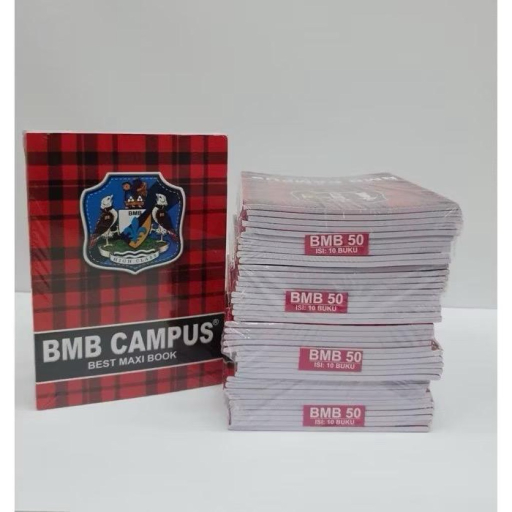 

Promo Buku Tulis BMB / BMC Campus 50 Lembar (1 Pack 10 Buku)