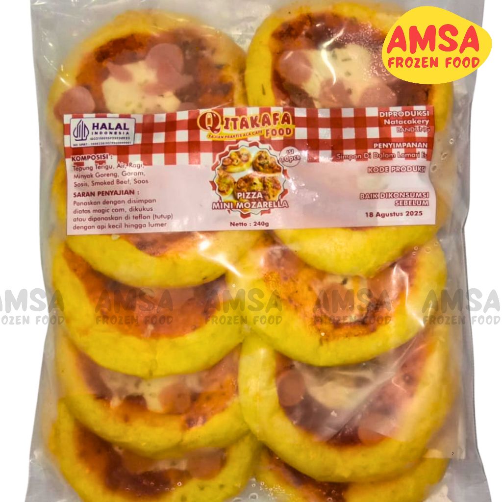 

QITAKAFA FOOD PIZZA MINI MOZARELLA ISI 10PCS