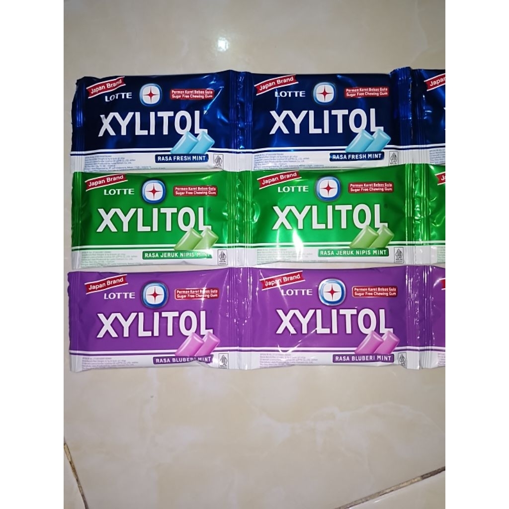 

Permen karet Xylitol Non Gula