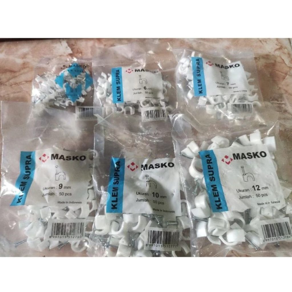KLEM KABEL MASKO || KLEM PENGUNCI KABEL 10MM / 17MM
