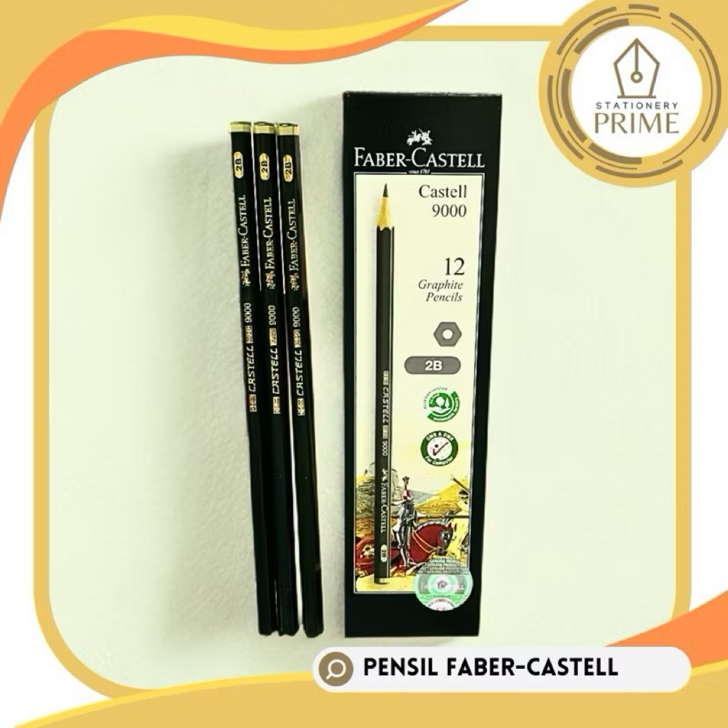 

Pensil Fabercastel 2B isi 12 pcs