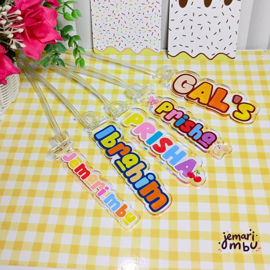 

JM BAGTAG COLORBLOCK NAME TAG LUGGAGE TAG NAMA TAS KOPER NAMA TAS NAME TAG