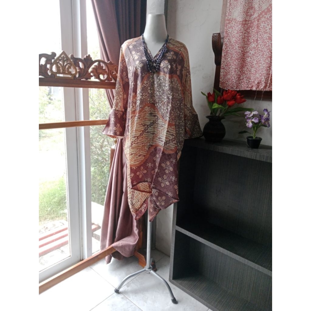 TERMURAH DAN TERLENGKAP  KAFTAN TUNIK VISCOSE ARUNA BATIK BY BATIK AUFA CIREBON