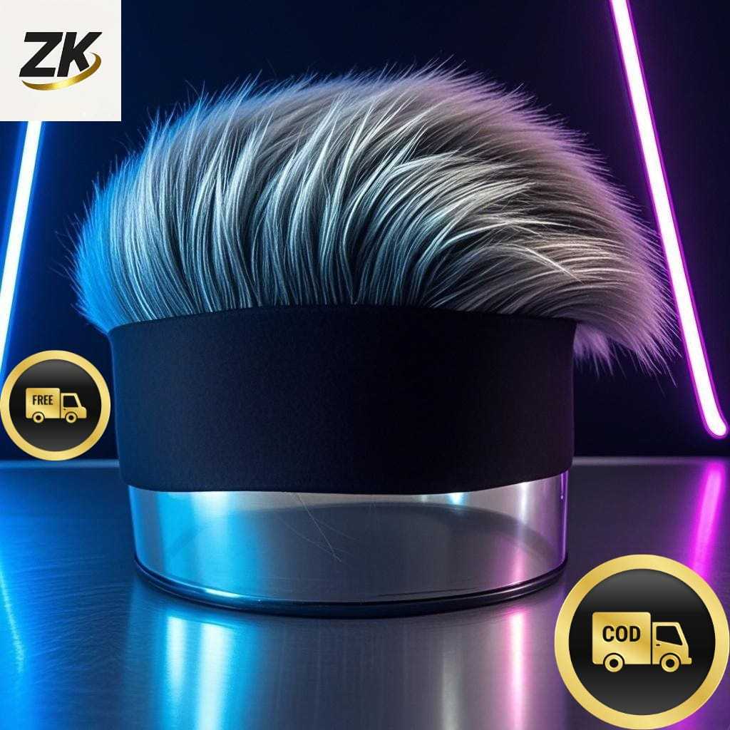 Topi Rambut Halus Dan Lembut Topi Wig Rambut Pria