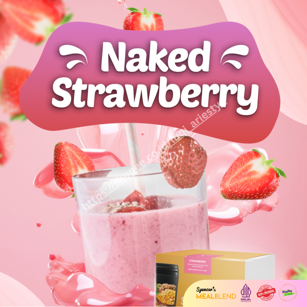 

Spencer's MealBlend - 1 Box 15 Sachet Naked Strawberry