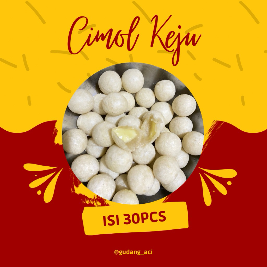 

Cimol Keju Melted 300gr isi 30pcs Free Bumbu