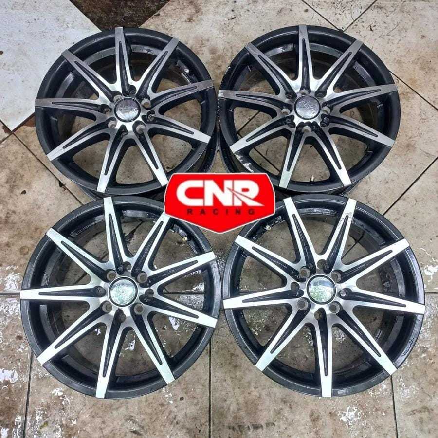 Velg Mobil Bekas Murah Racing Hsr Kccx Ring 16 Lebar 6,5 Et42 Pcd 8x100/114,3