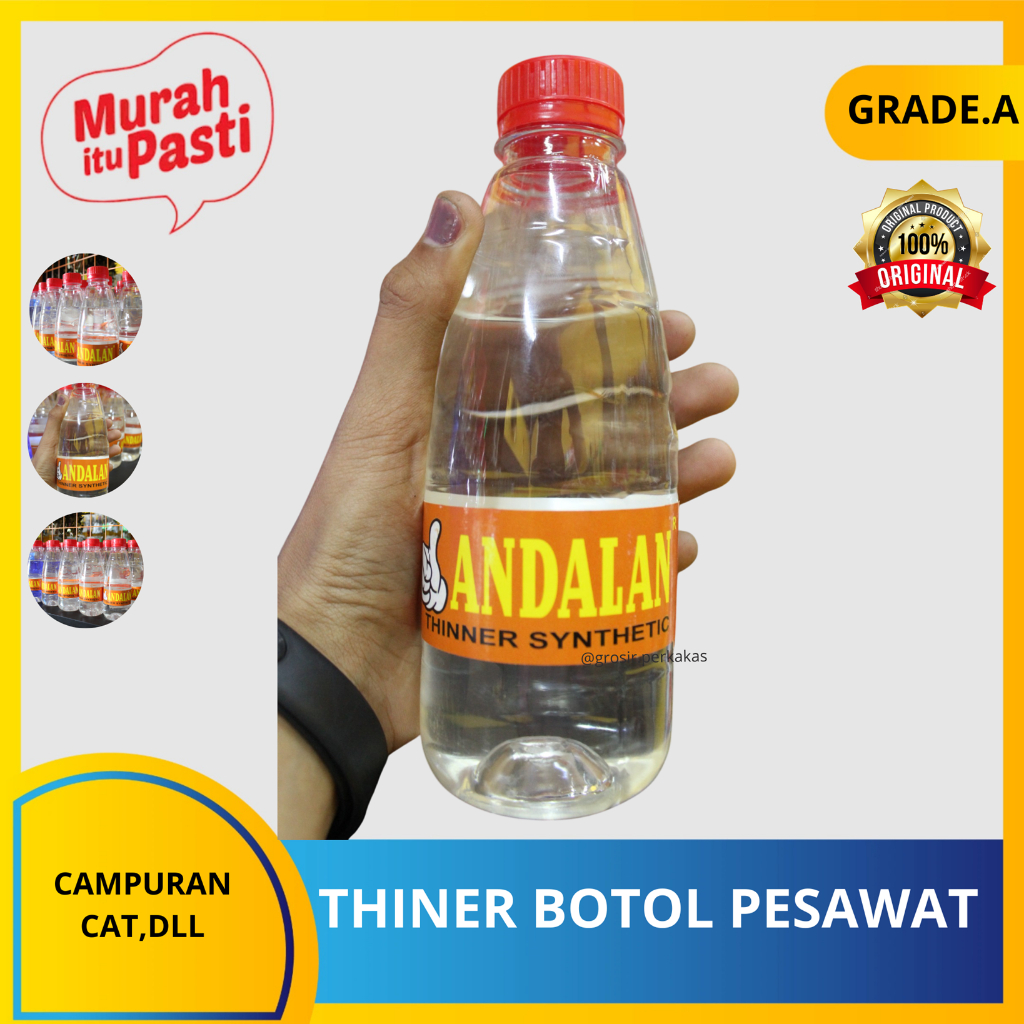 thiner botol - pengencer cat 300cc. [A][#THINNER]