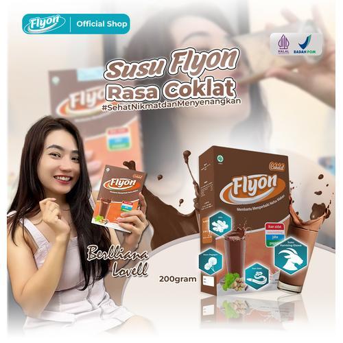 

Susu Flyon Rasa Cokelat Penambah Nafsu Makan Tinggi Kalori & Protein 200gr - Rasa Coklat