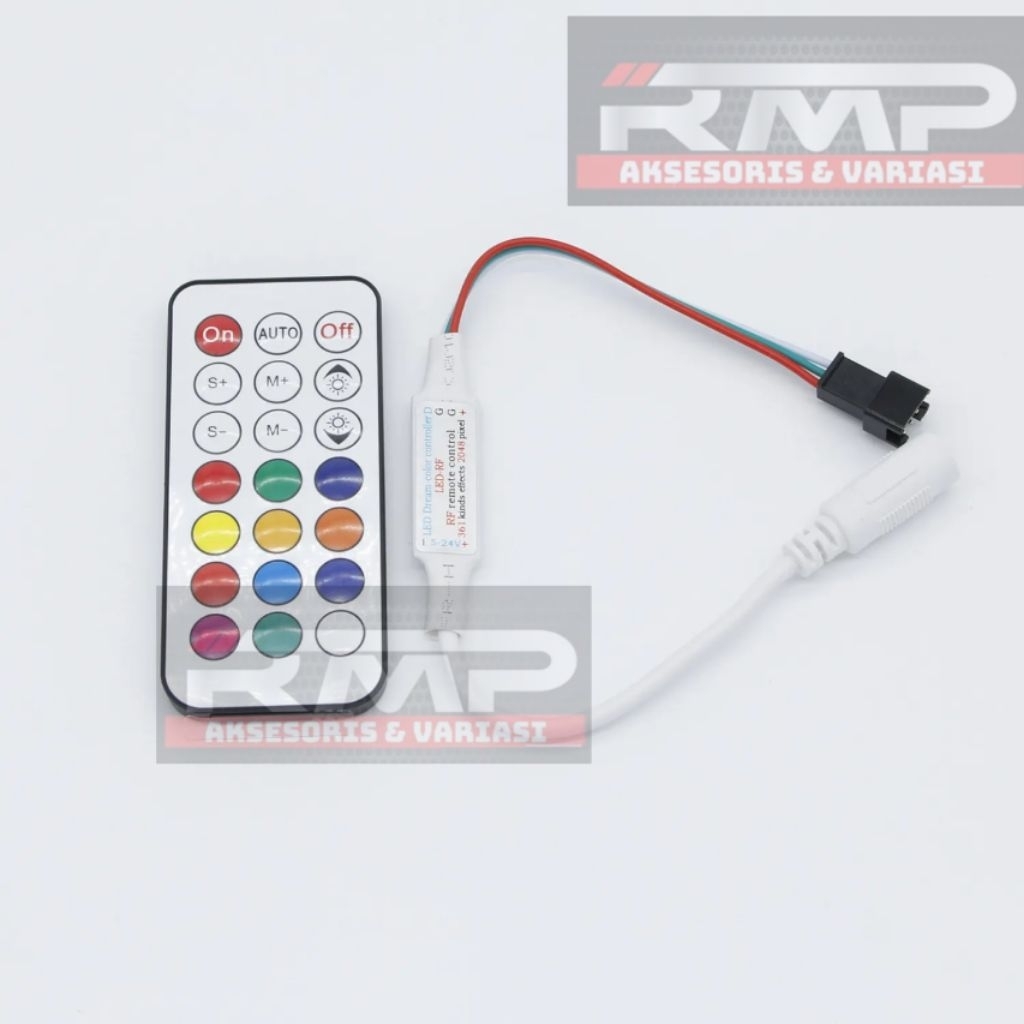 modul remote rgb led ws2811 ws2812b 21 key
