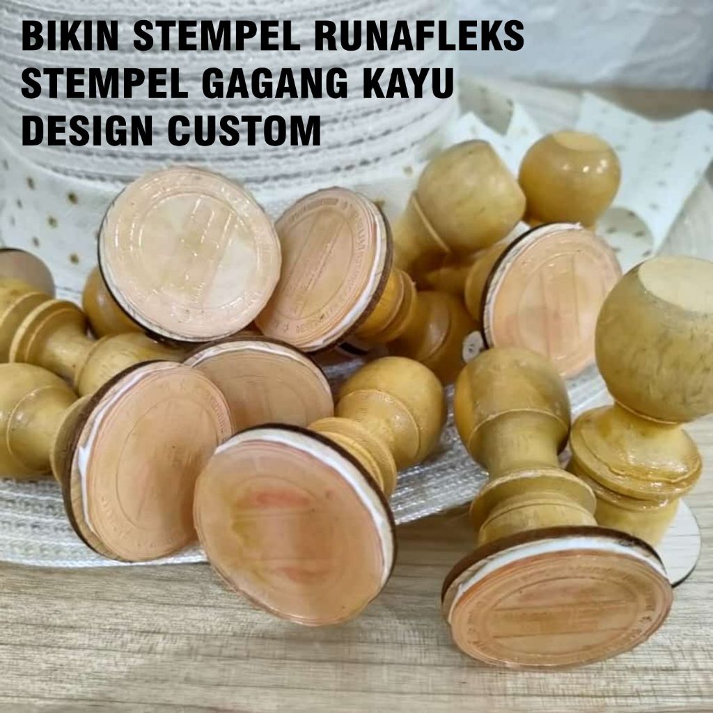 

Stampel Biasa / Runaflek Stempel Gagang Kayu