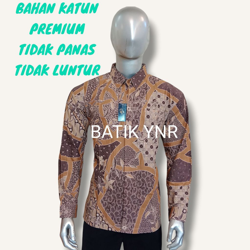 BAJU BATIK LENGAN PANJANG,BAJU BATIK KATUN SOLO FURING HERO PREMIUM,BAJU BATIK ANAK MUDA