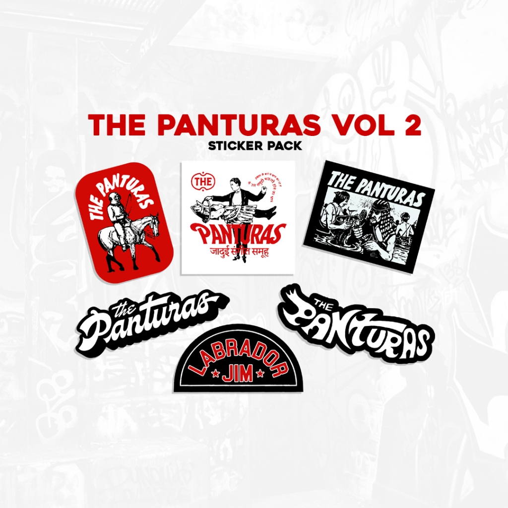 

The Panturas - Sticker Pack Vol 2 | Stiker Band | Sticker Vinyl | Stiker Helm | Stiker Tumbler | Stiker