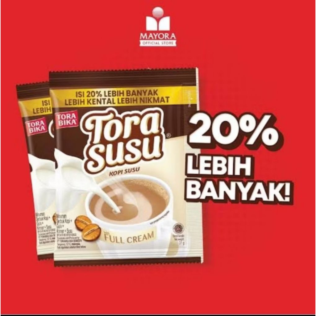 

Tora susu isi lebih banyak