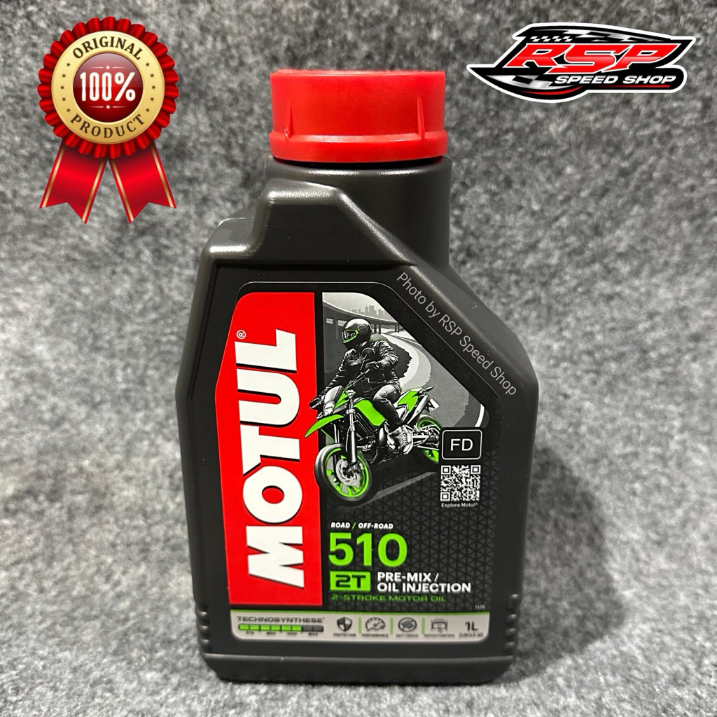 OLI SAMPING OLSAM 2T 2TAK MOTUL 510 TECHNOSYNTESE 1LITER ASLI ORIGINAL MOTUL