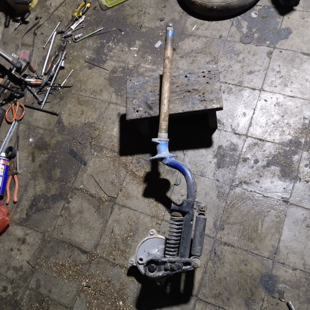 Fork Vespa PS kaki 3 set tromol