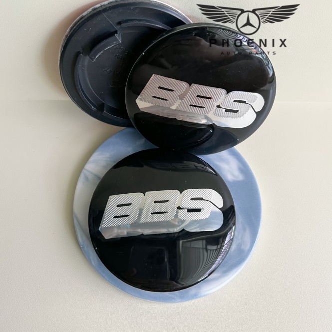 KODE D27D BBS Wheel Center Cap 7mm Dop Roda Velg BBS Universal Mobil 7cm GradeA  Hitam Silver