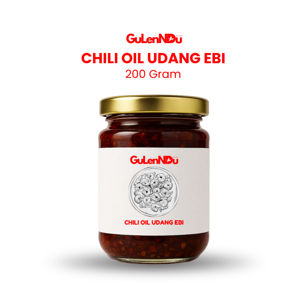 

Chili Oil Udang Ebi 200 Gram Halal Pedas Sambal Serbaguna Bisa Instan COD