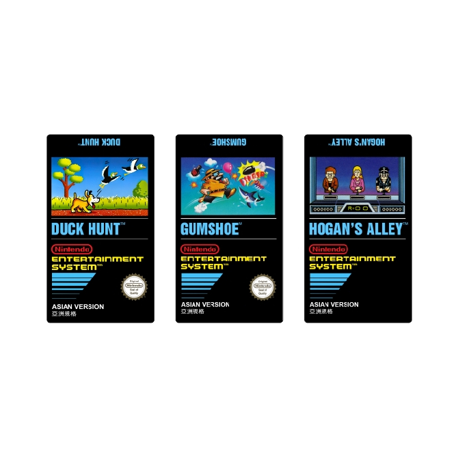 

Stiker “Label Kaset NES” Jadul Game “Duck Hunt Gumshore Hogan’s Alley” Nintendo Asian Version Jadul
