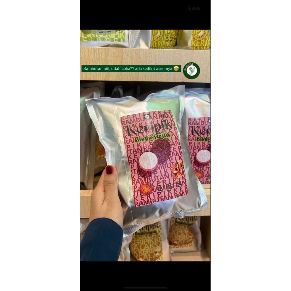 

keripik buah rambutan
