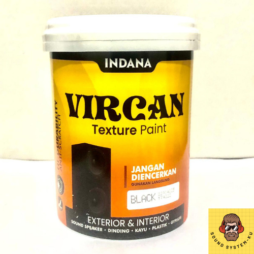 CAT VIRCAN 1 LITER // CAT TEXTURE KUALITAS TERBAIK VIRCAN CAT BOX SPEAKER VIRCAN