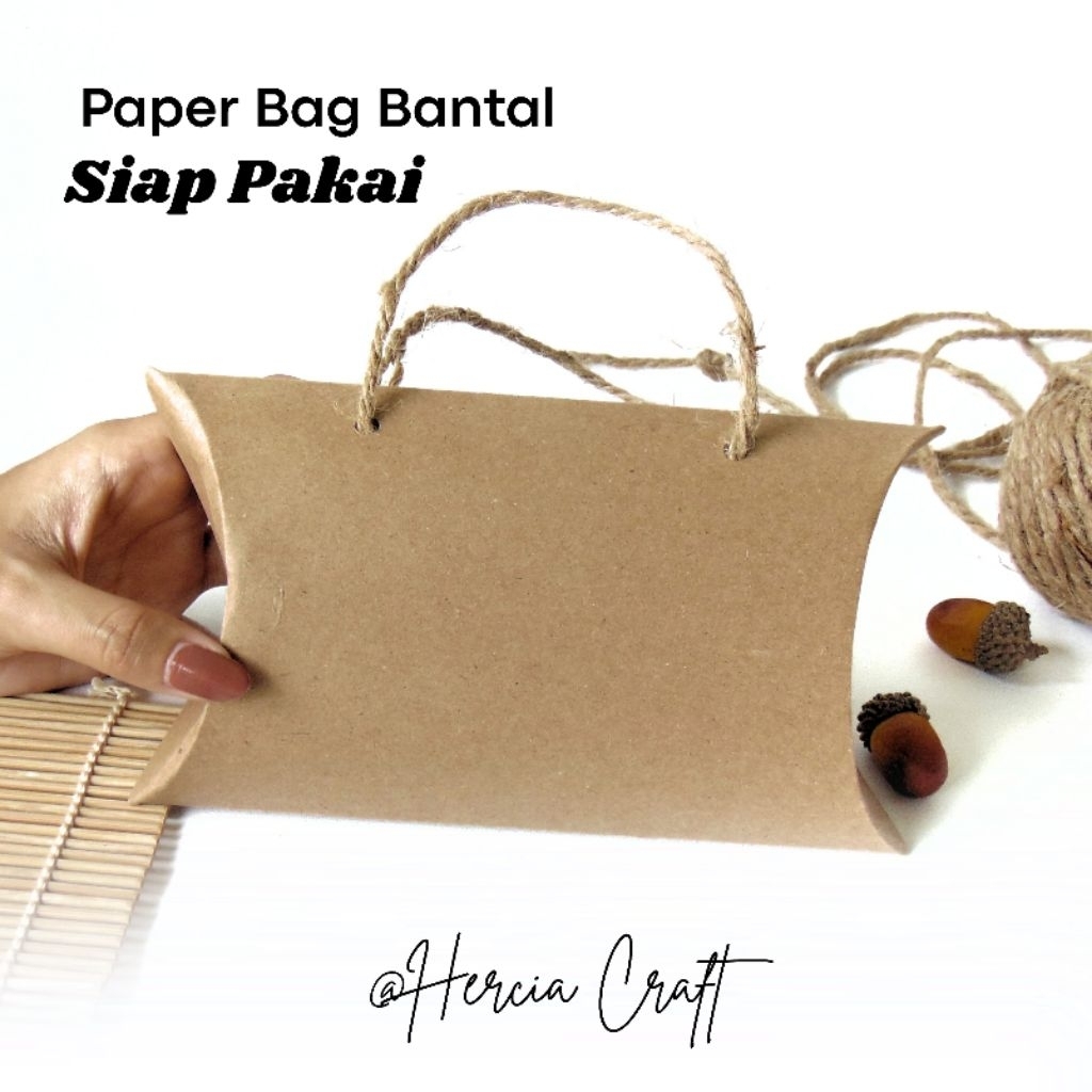 

Pillow Box / Paper Bag Bantal Bungkus Souvenir Siap Pakai