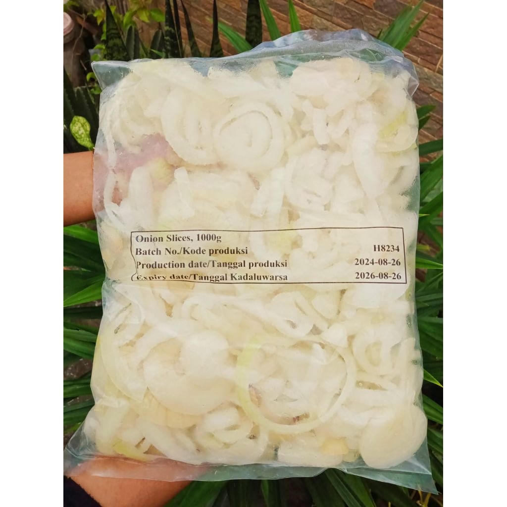 

Bawang Bombai Slice / Iris 1kg