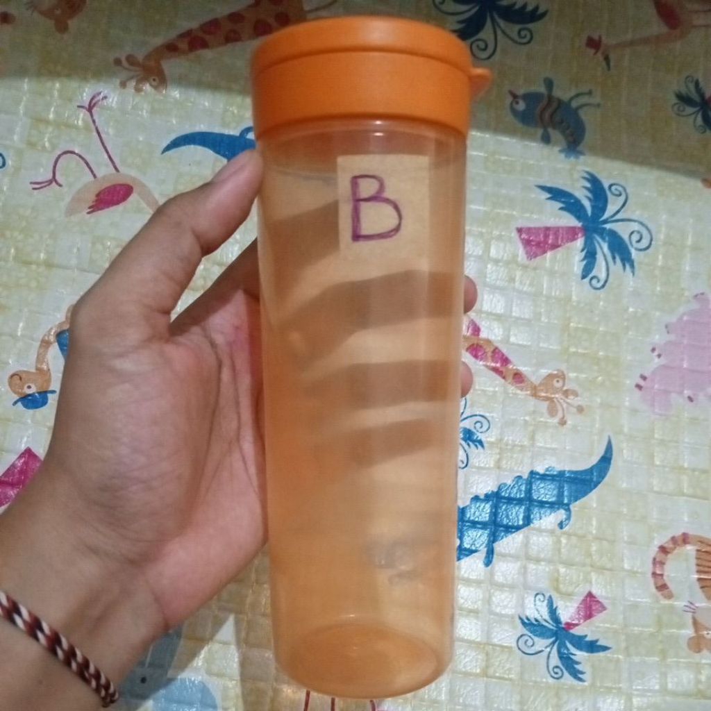 Preloved (B) Squeeze It  / Squeeze Me Tupperware tanpa karet silikon