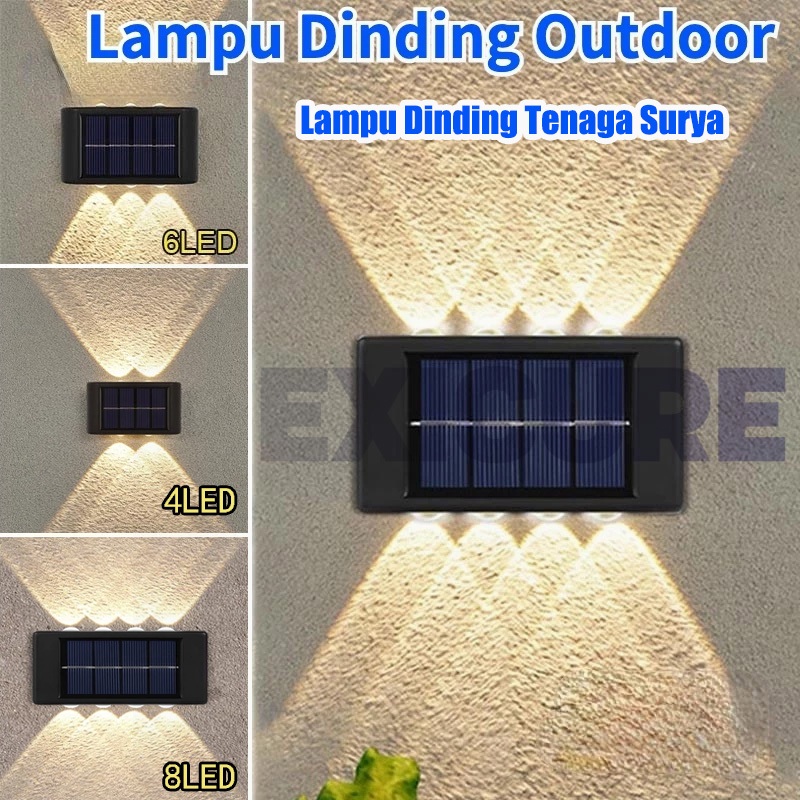 Lampu Dinding Tenaga Surya /COB Sensor Light / Lampu Taman Tenaga Surya /Dinding Hias Taman Outdoor/