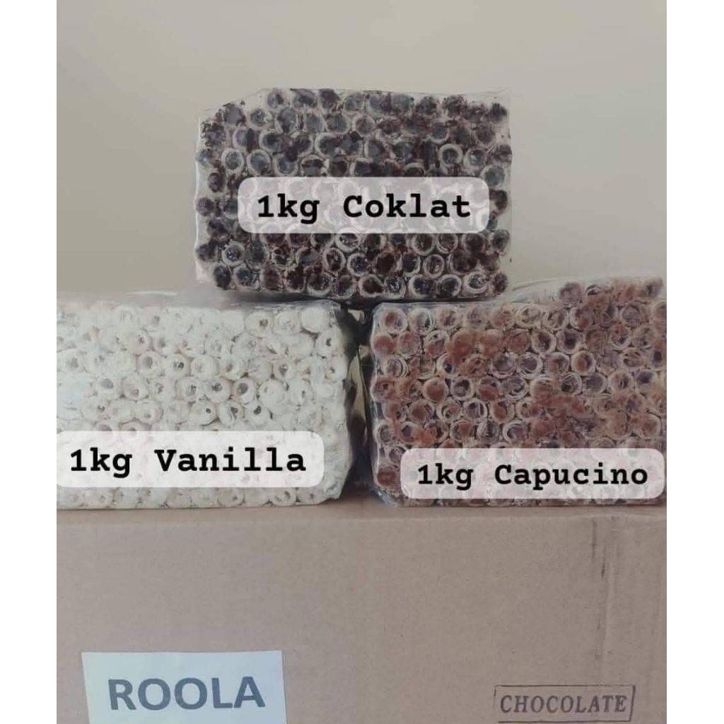 Siap Kirim Astor Rolla Widico Renyah Cokelat nya Lumer 1kg Ada 3 rasa Cemilan  Premium