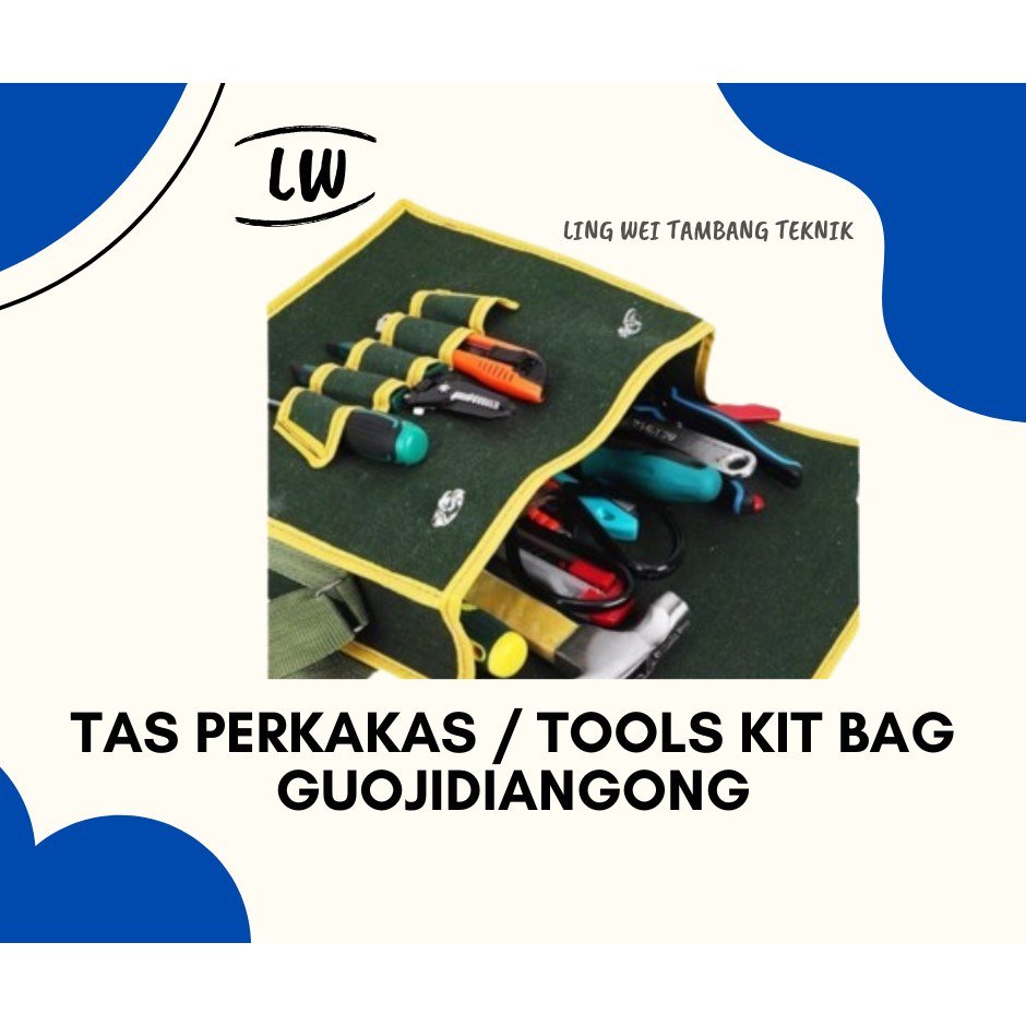 TAS PERKAKAS / TOOLS KIT BAG GUOJIDIANGONG