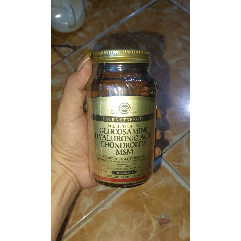 solgar glucosamine hyaluronic acid chondroitin MSM 120.tablet