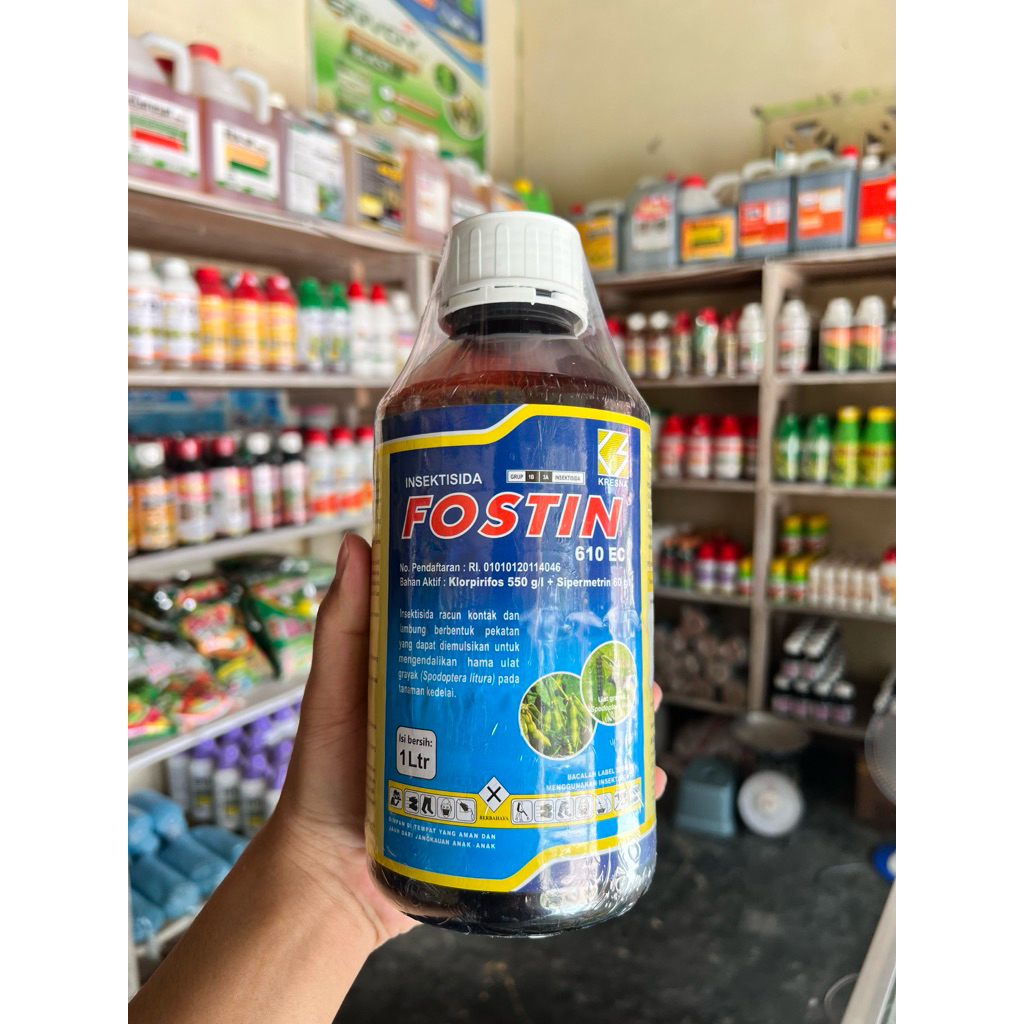 Insektisida FOSTIN 610 EC (1 Liter) | Insektisida Racun Kontak dan Lambung