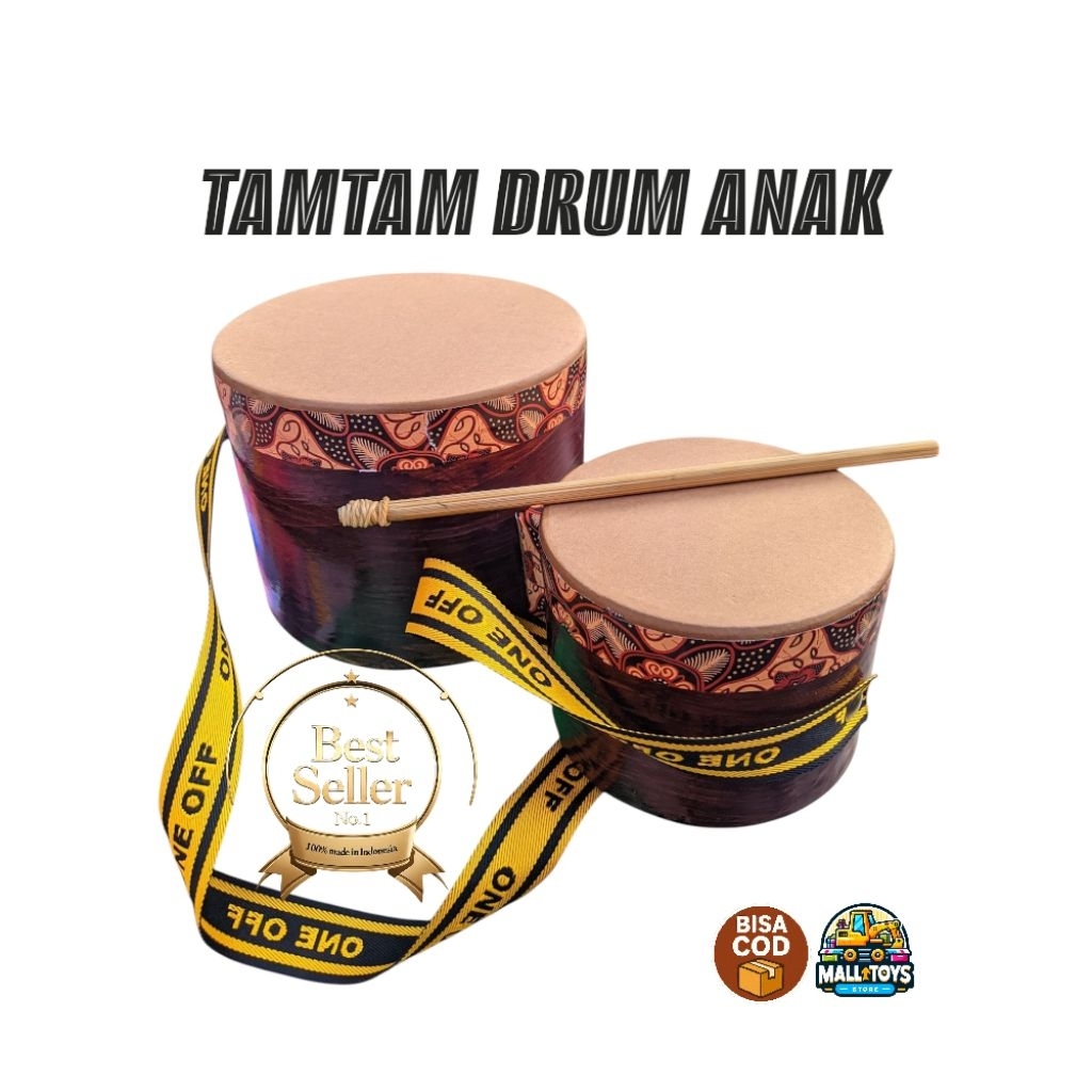 [BISA COD] DRUM TAMTAM mainan musik