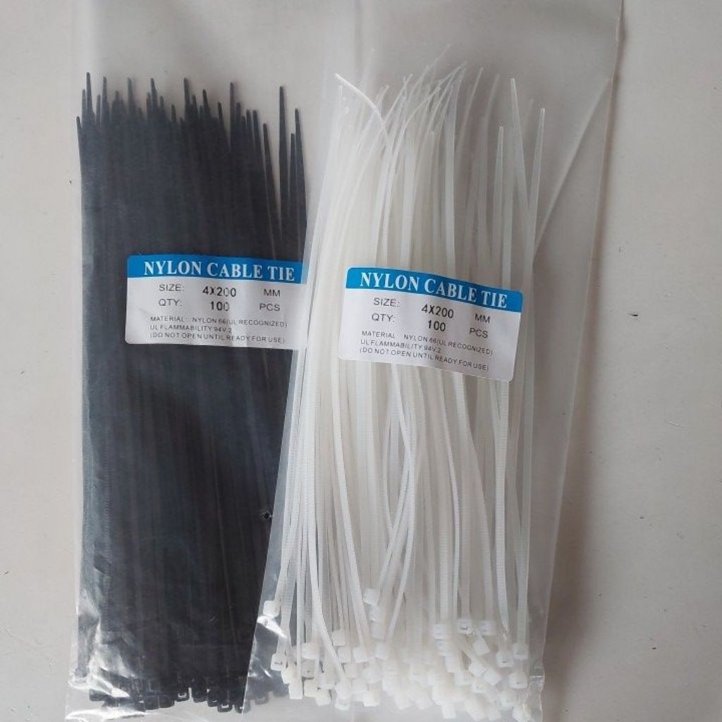 

Kabel Tis/Tali pengikat ukuran 4x200mm/100Pcs
