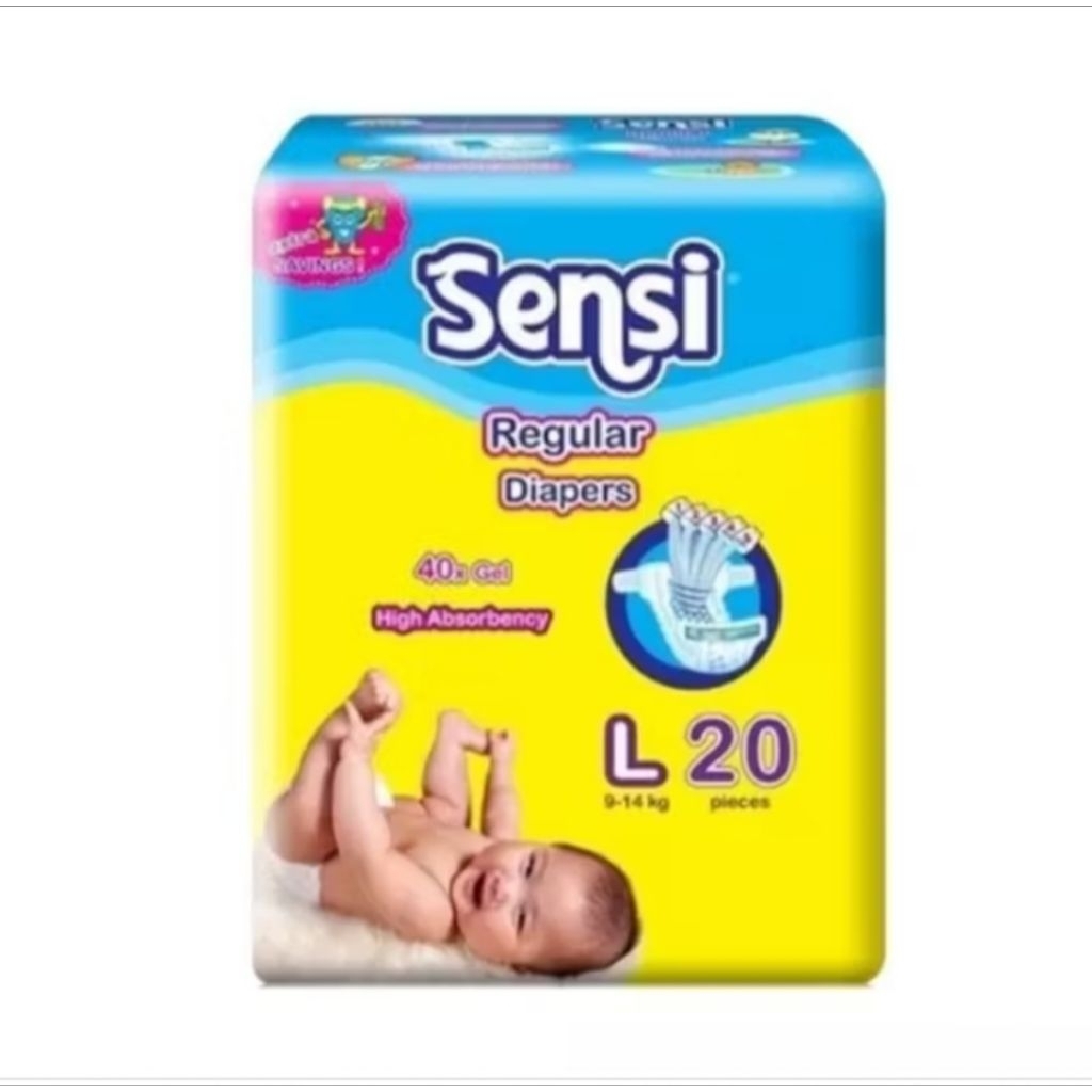 PAMPERS SENSI REGULAR S M L XL POPOK BAYI