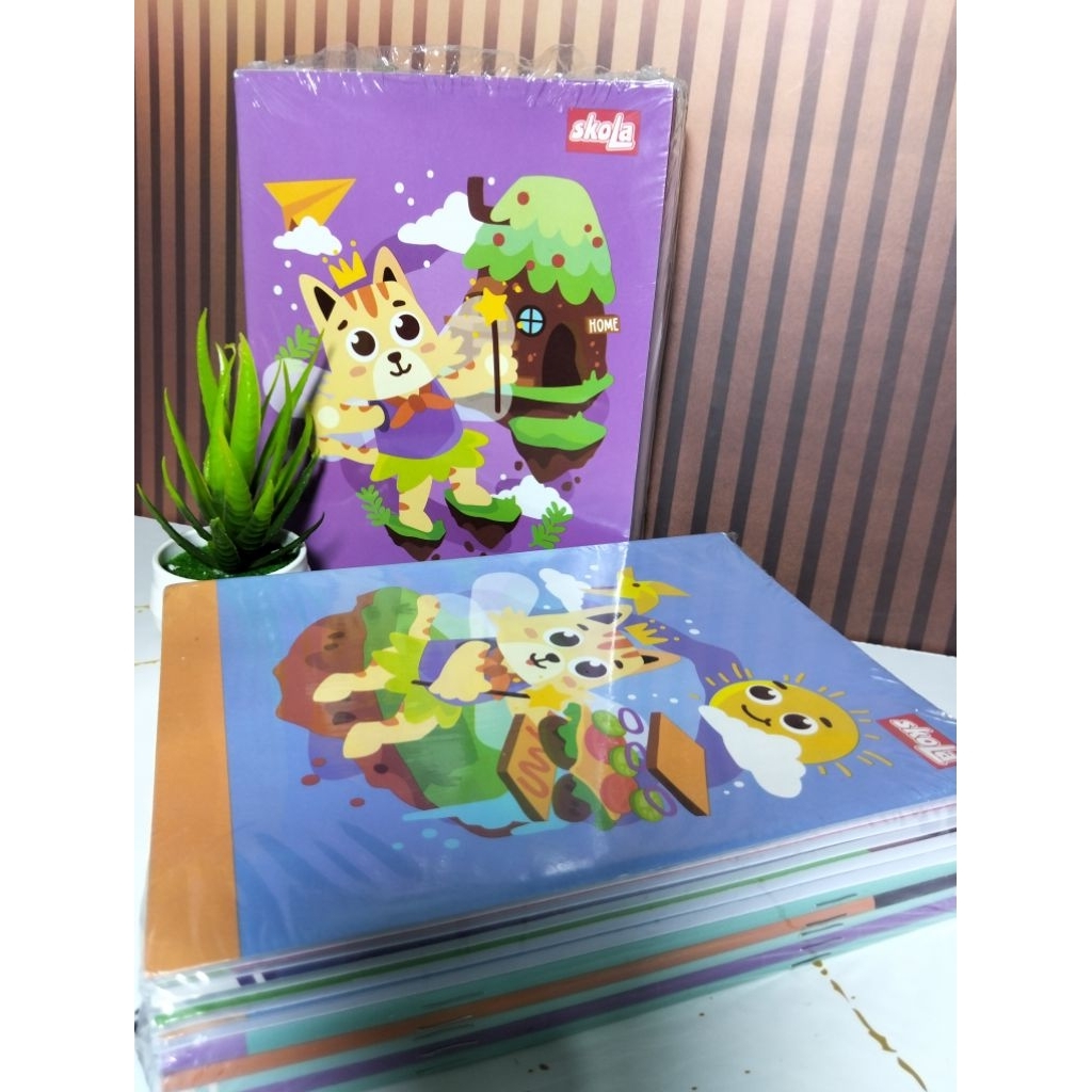 

10 PCS BUKU TULIS 58 LEMBAR SKOLA BY SiDU