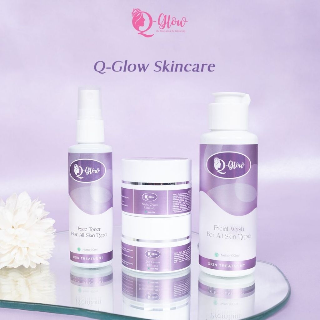 Q GLOW SKINCARE | All Type Skin | Whitening | Flek | Acne