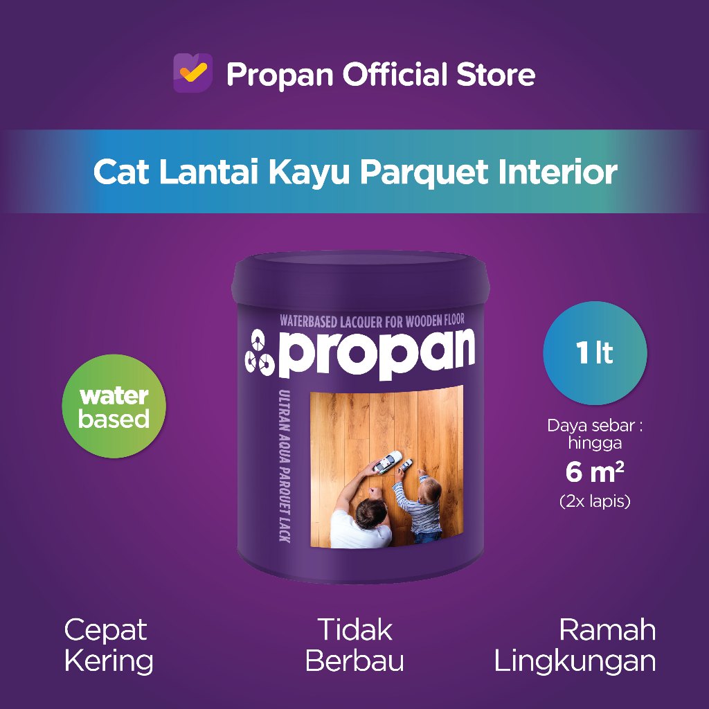 ULTRAN AQUA PARQUET LACK LAT LANTAI KAYU PARQUET INTERIOR WATERBASED